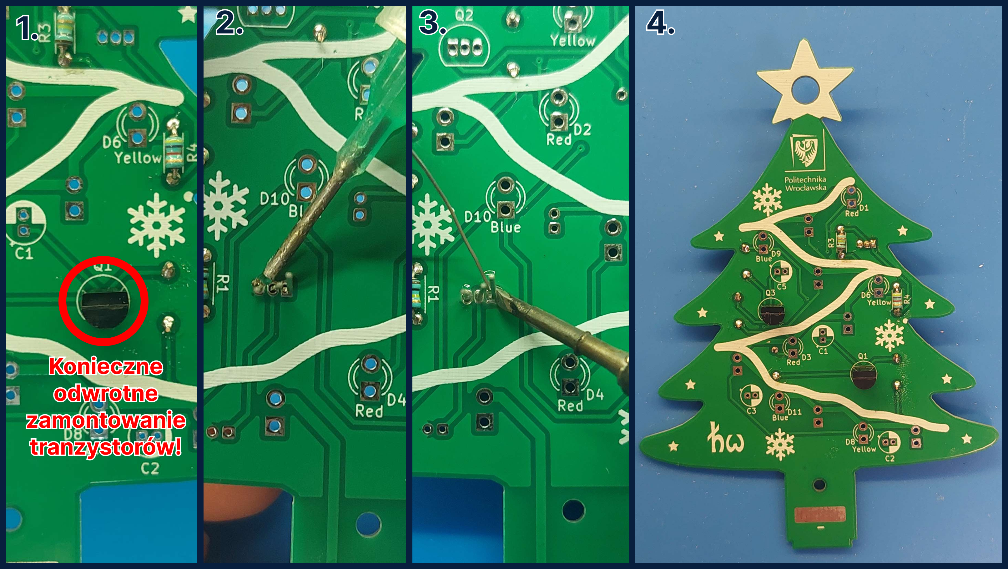 Montaż tranzystorów